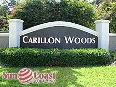 Carillon Woods Community Sign